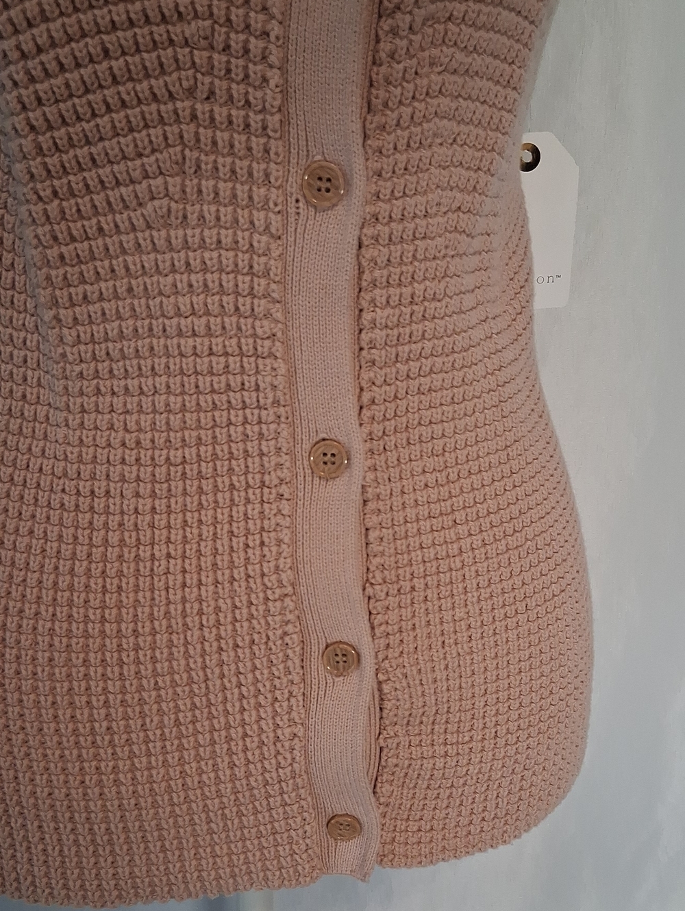 ✨ NWT Coco & Jaimeson Soft Pink Flutter Sleeve Knit Tank ✨ - Picture 6 of 7